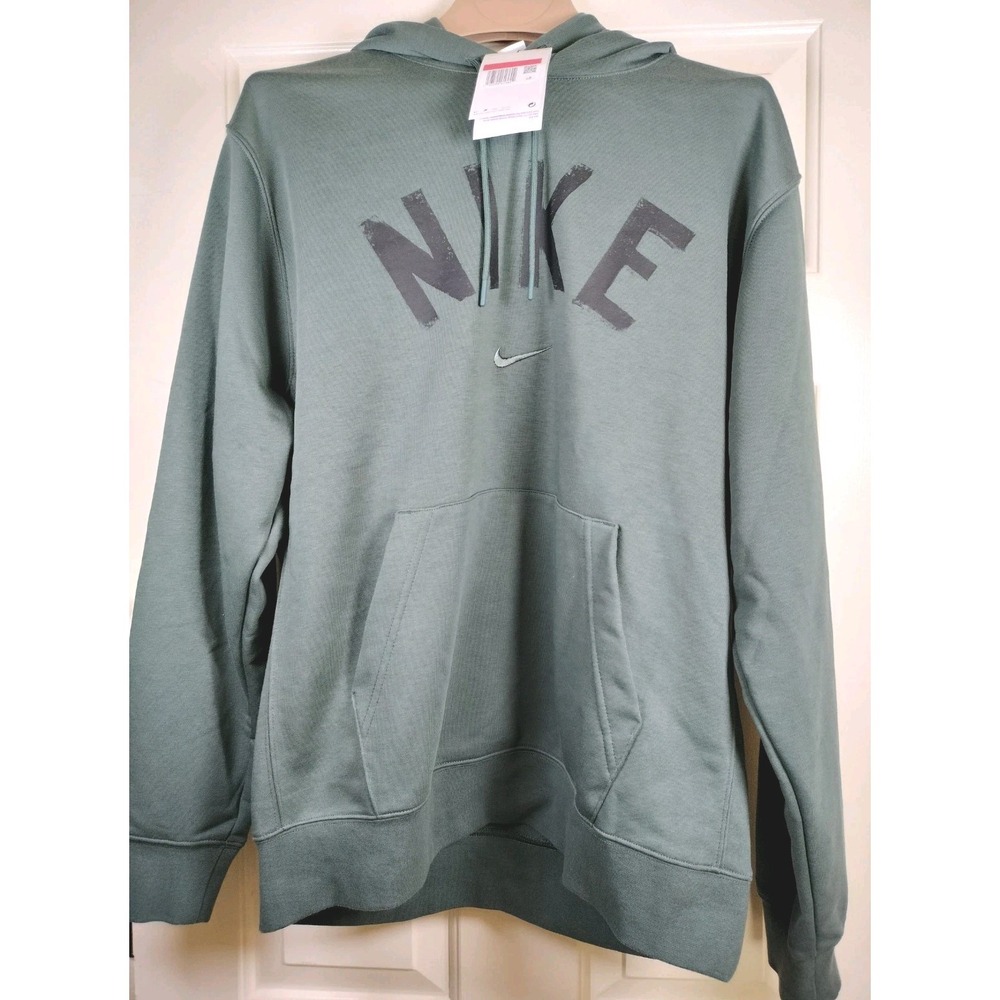 Nike Dri-FIT Training Hoodie Men's Size L Swoosh Pullover French Terry